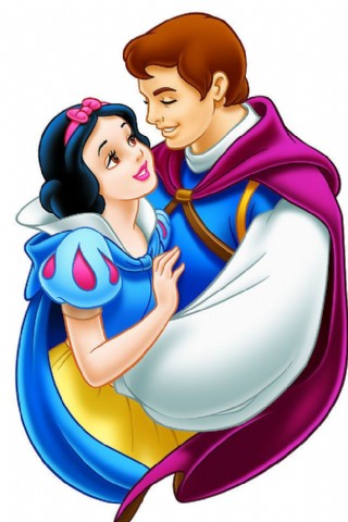 迪士尼公主和王子合影图片