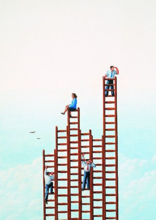 往上爬商业人物图片