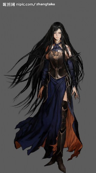 恶魔城 女主角 设计原图图片